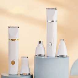 宠物理发器厂家-热销4合1USB充电美容套装