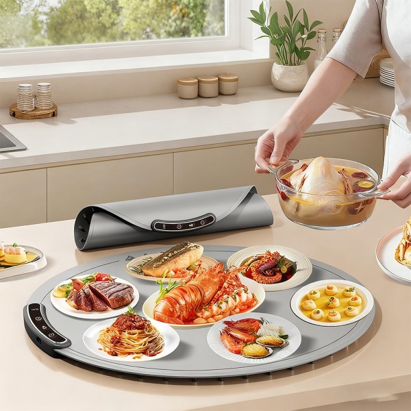 电加热盘厂家-多功能圆形可折叠数显控制