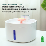 宠物饮水器厂家-热销2.6L智能自动过滤喷泉