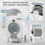 智能猫砂盆厂家-新一代68L安全防夹全封闭