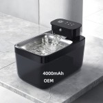 宠物饮水机厂家-热销2025无线不锈钢静音