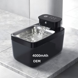 宠物饮水机厂家-热销2025无线不锈钢静音