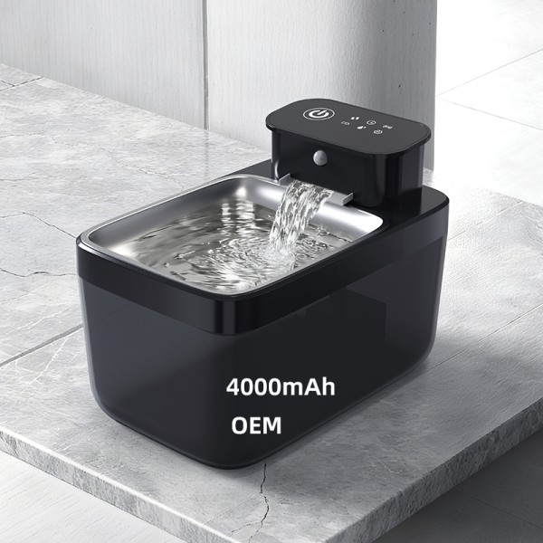 宠物饮水机厂家-热销2025无线不锈钢静音