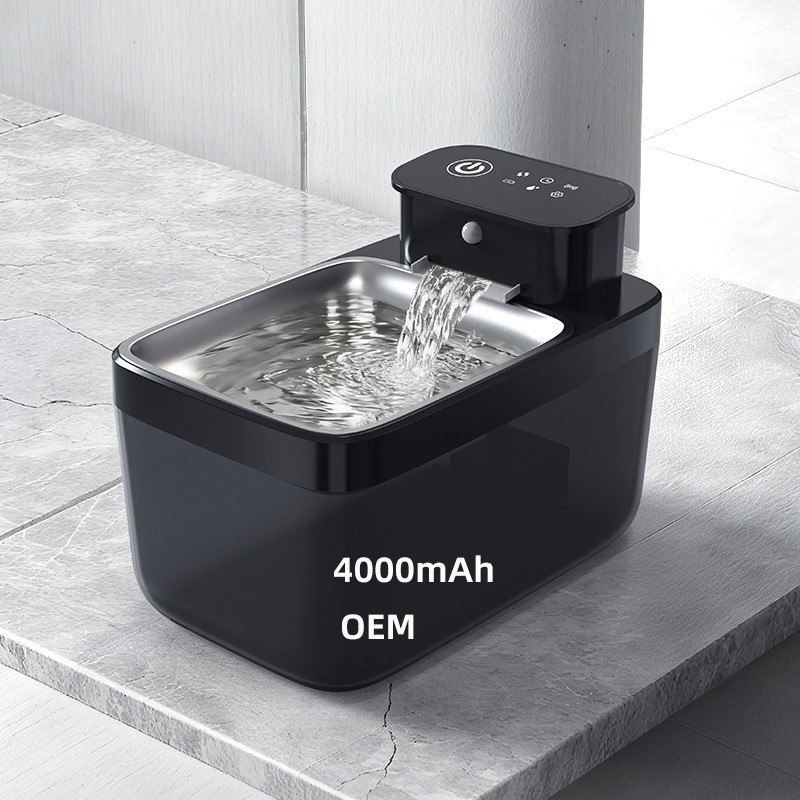 宠物饮水机厂家-热销2025无线不锈钢静音