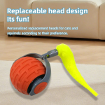 宠物玩具球厂家-新款互动USB充电自动移动带绳