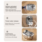 宠物饮水机厂家-自动无线运动感应不锈钢