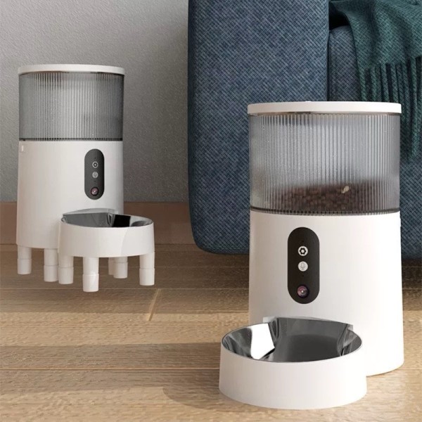 自动宠物喂食器厂家-OEM APP远程控制WIFI智能摄像头