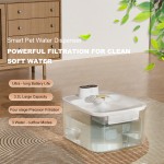 猫饮水机厂家-3.2L容量过滤循环充电静音