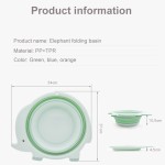 折叠洗脸盆生产商-TPE可爱卡通便携