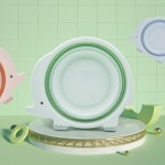 折叠洗脸盆生产商-TPE可爱卡通便携