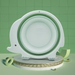 折叠洗脸盆生产商-TPE可爱卡通便携