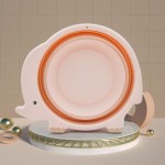 折叠洗脸盆生产商-TPE可爱卡通便携