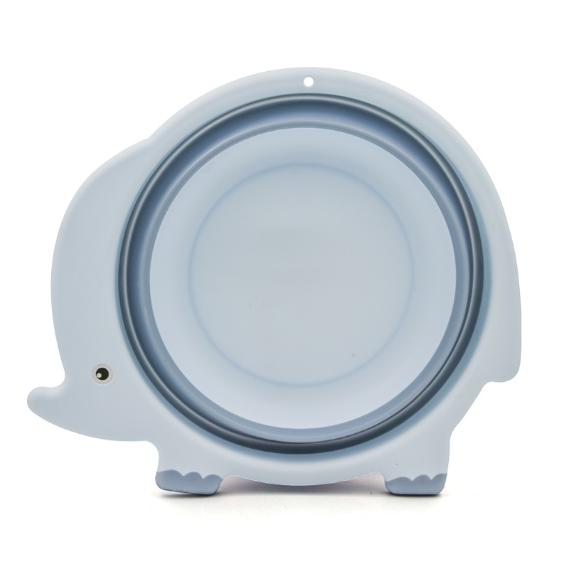 折叠洗脸盆生产商-TPE可爱卡通便携