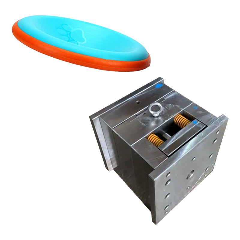 宠物飞盘模具厂家-新款设计塑料玩具注塑