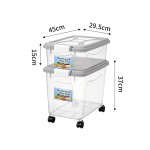 食品储存容器厂家-多功能30kg米箱保鲜