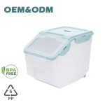 宠物储存桶厂家-可微波10L多功能注塑PP