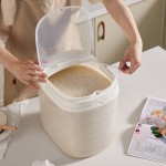 食品储存容器厂家-透明密封厨房谷物粮食分配器