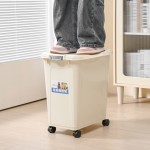 狗粮储存桶厂家-40L多功能可定制logo注塑