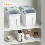 宠物食品容器厂家-批发厨房PP塑料储存桶