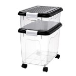 干粮储存桶厂家-批发40L可堆叠可微波PP