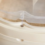 食品储存容器厂家-透明密封厨房谷物粮食分配器