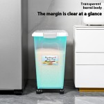 食品储存盒厂家-大容量40L米桶30kg密封