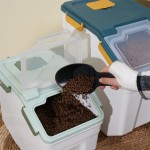 宠物食品容器厂家-批发密封多功能多边形