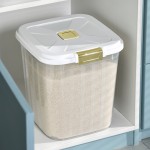 Rice Dispenser Manufacturer - Transparent 25kg Multifunctional Microwavable