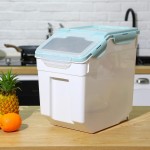 米储存容器厂家-蓝色55磅带轮防漏PP