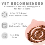 宠物食品容器厂家-舒适防滑塑料圆形慢食