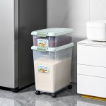 食品容器厂家-40L多功能米箱30kg