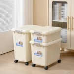 狗粮储存桶厂家-40L多功能可定制logo注塑