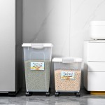 Rice Dispenser Supplier - Multifunctional Plastic Square Polygon Kitchen