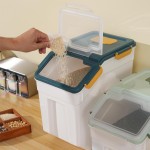 厨房储存桶厂家-批发30L多功能多边形