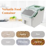 宠物食品容器厂家-批发厨房PP塑料储存桶