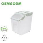 宠物食品容器厂家-便携方形注塑PP塑料密封