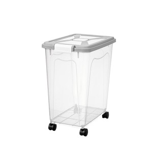 宠物储存容器厂家-可定制logo40L多功能PP塑料