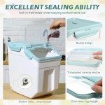 米储存容器厂家-蓝色55磅带轮防漏PP