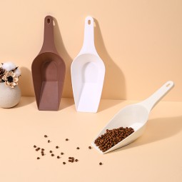 宠物碗喂食器厂家-现代塑料带勺刻度线