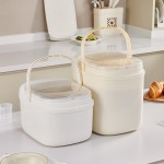 食品储存容器厂家-透明密封厨房谷物粮食分配器