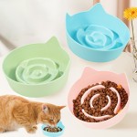 宠物食品容器厂家-舒适防滑塑料圆形慢食