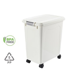 狗粮储存桶厂家-40L多功能可定制logo注塑