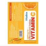 Vitamin C Effervescent Tablets Manufacturer - Blood Orange Flavor 1000mg