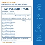 Magnesium Capsules Factory - Private Label Citrate Complex