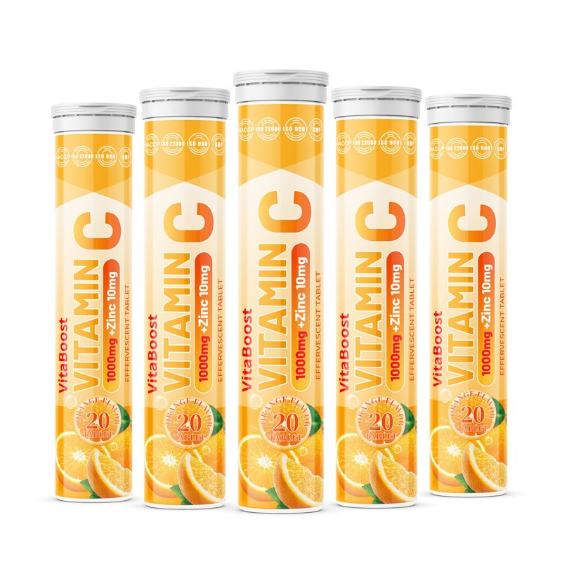 Vitamin C Zinc Effervescent Tablets Manufacturer - 1000mg Vitamin C 10mg Zinc