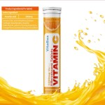 Vitamin C Effervescent Tablets Manufacturer - Blood Orange Flavor 1000mg