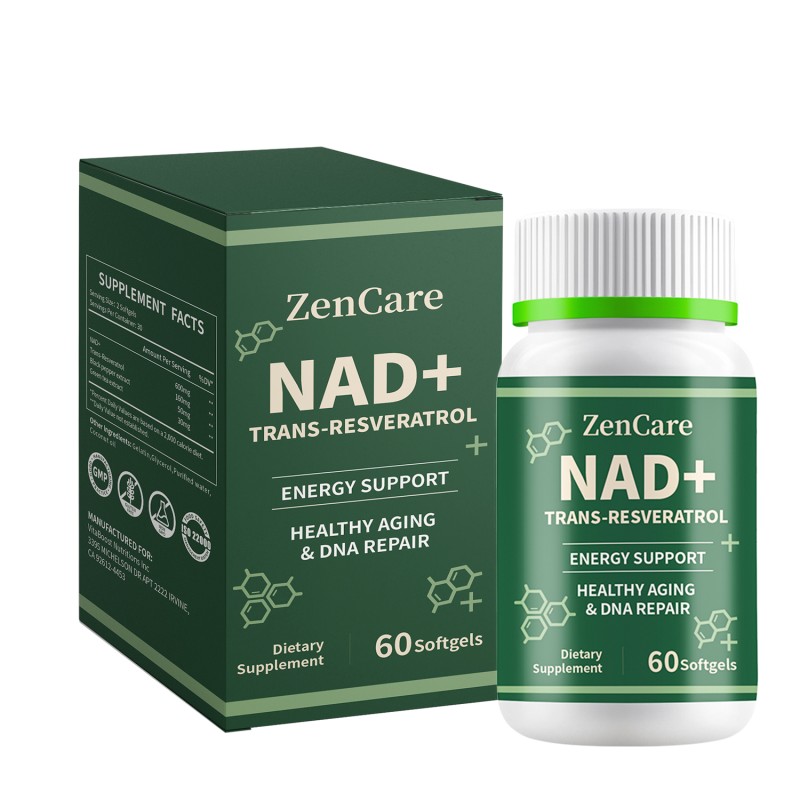 Resveratrol NAD Softgel Manufacturer - Private Label High Quality