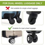 行李箱轮罩厂家-8件套降噪硅胶