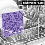 宠物舔食垫生产商-硅胶小狗图案慢食器