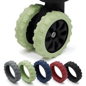 Suitcase Wheel Cover Factory - 8pcs Set Noise Reducing Silicone